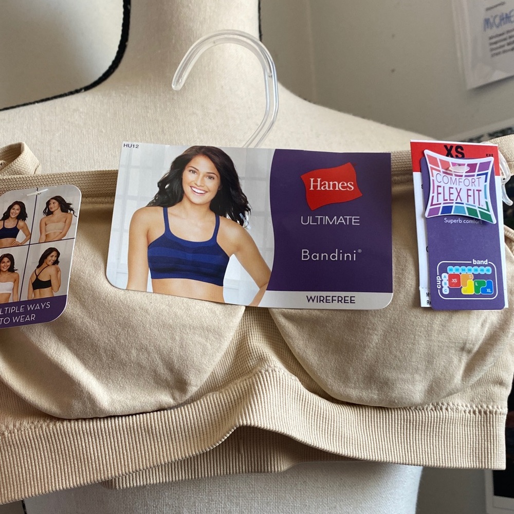 Hanes Ultimate Bandini Multi-Way Wirefree Bra